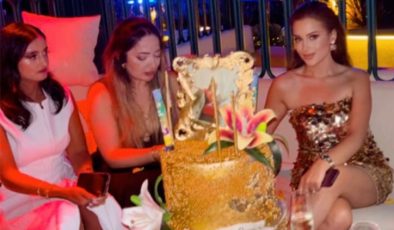 Melisa Özmen’e doğum gününde güller yağdı