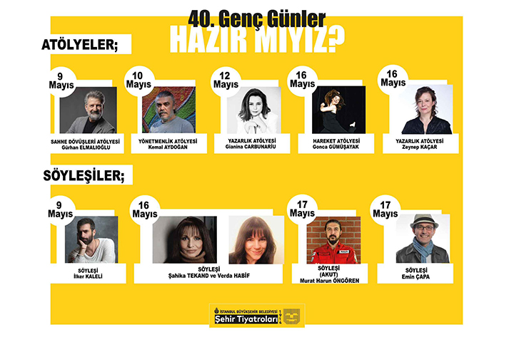 İBB Şehir Tiyatroları’nın geleneksel olarak düzenlediği 40. Genç Günler başlıyor.