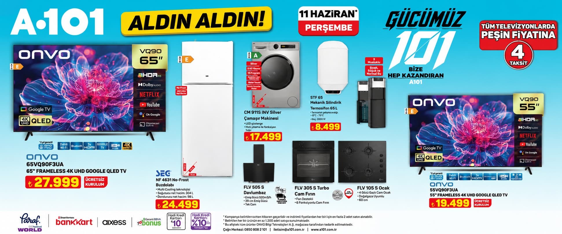 Yazın Büyüsünü Yaşamak İçin A101'de 11 Haziran 2026 Fırsatları!