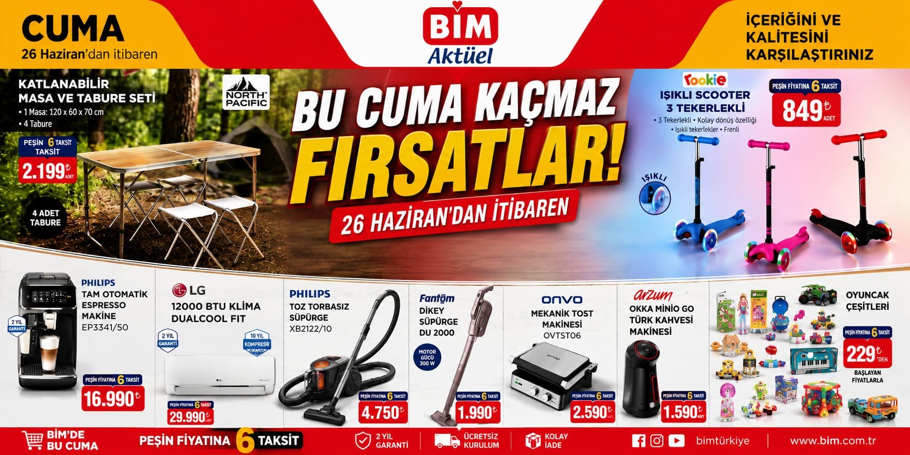 Bim 26 Haziran 2026 İndirim Kataloğu: Yazın En Büyük Fırsatları Burada!